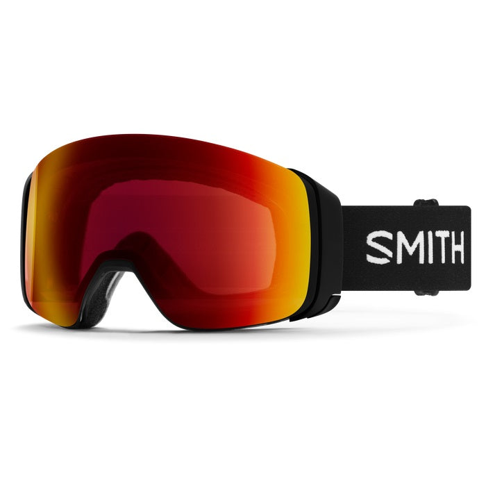 Smith 4D Mag Black_Chromapop Sun Red Mirror Lens