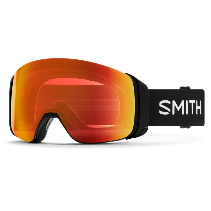 Smith 4D Mag Black_Chromapop Everyday Red Mirror Lens