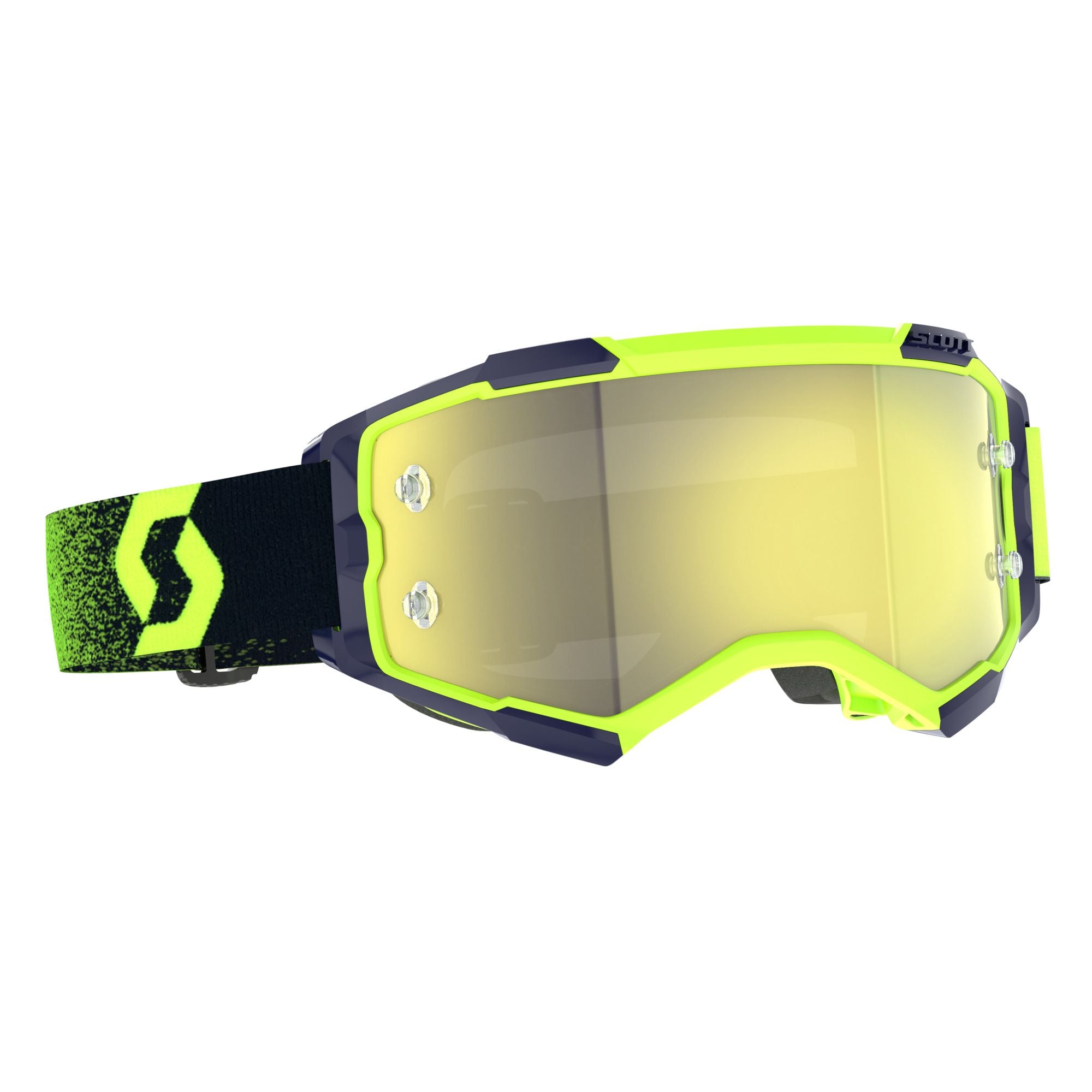 Scott Fury Neon Green Neon Yellow_Yellow Chrome Works Lens