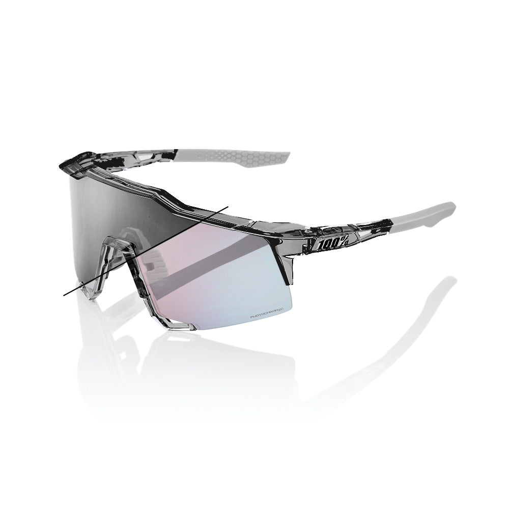 100% Speedcraft Polished Translucent Grey_Rose Gold Photochromic