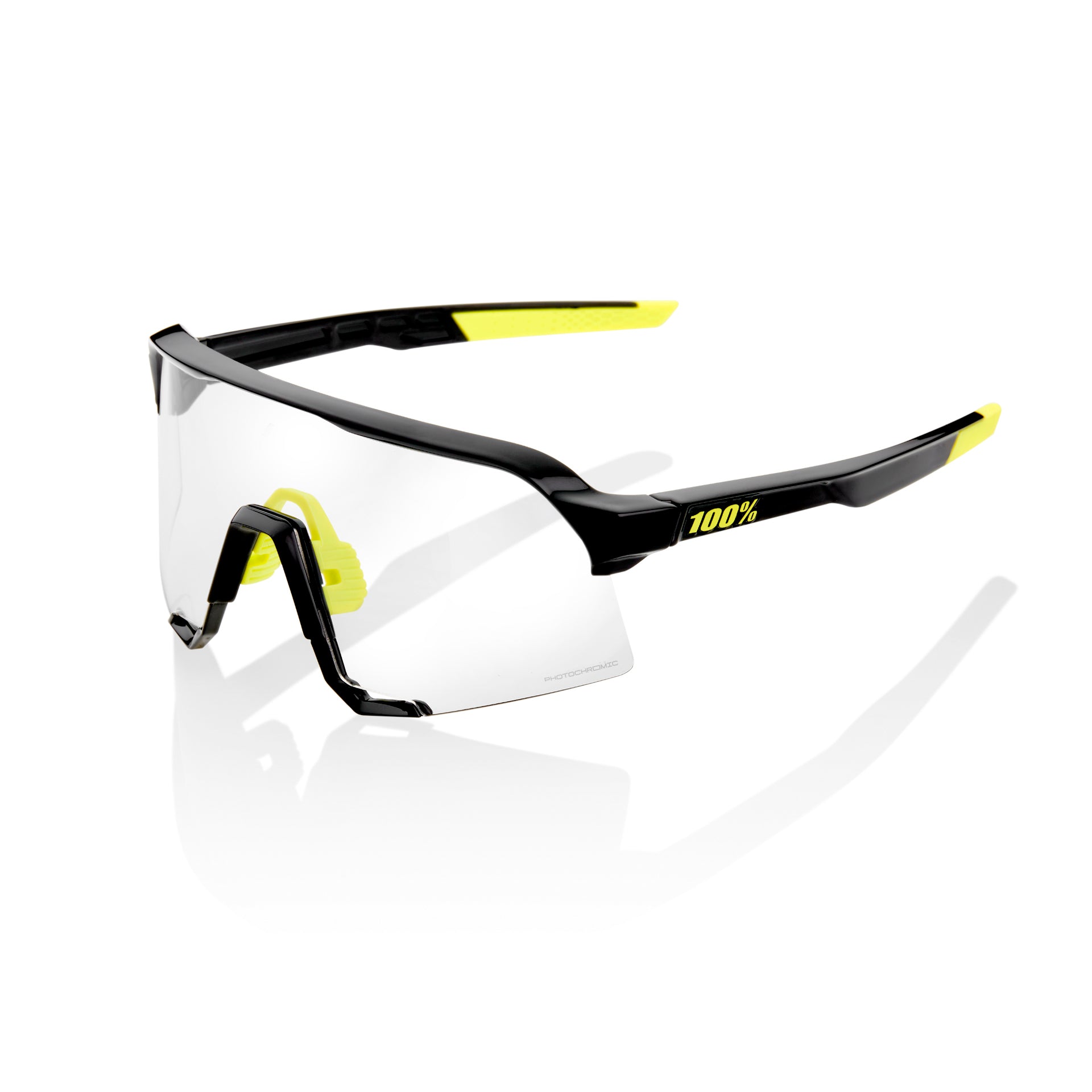 100% S3 Gloss Black_Photochromic Lens