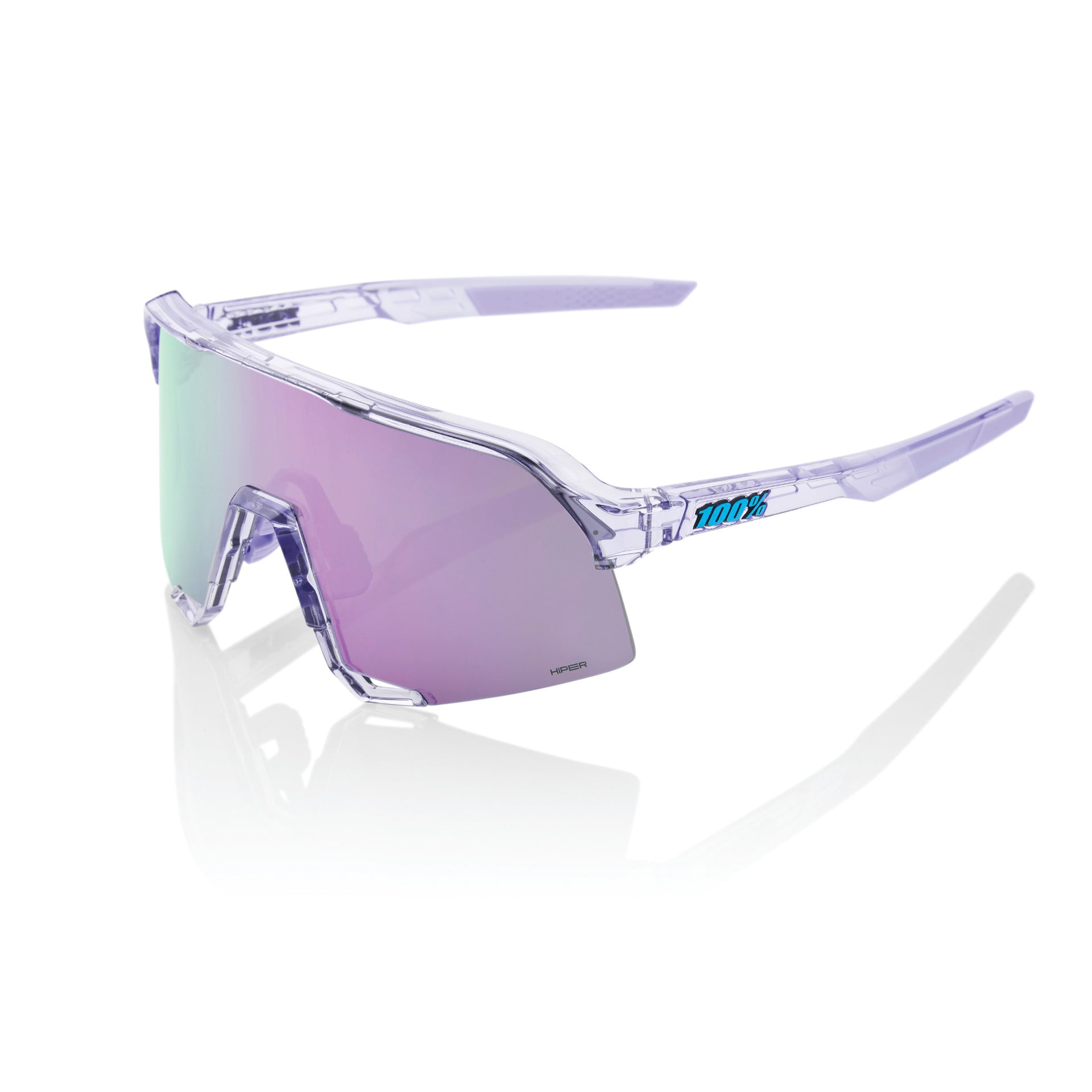 100% S3 Polished Translucent Lavender_Hiper Lavender Lens