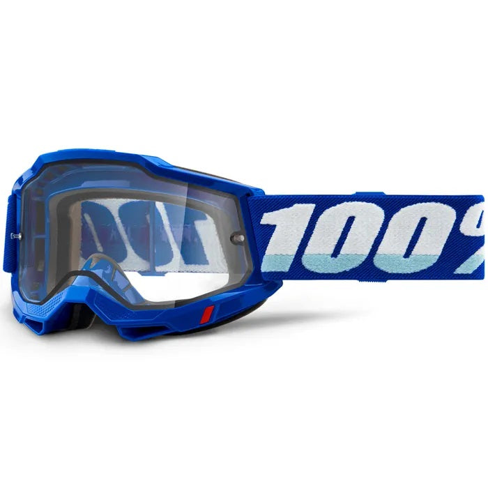 100% Accuri 2 Blue Enduro Moro Goggle_Clear Dual Lens