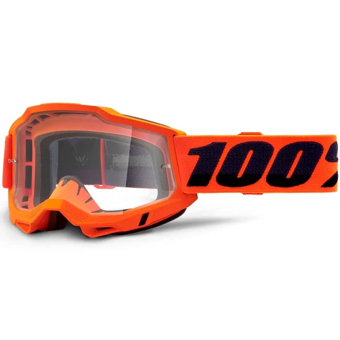 100% Accuri 2 MX Goggle Orange_Clear Lens