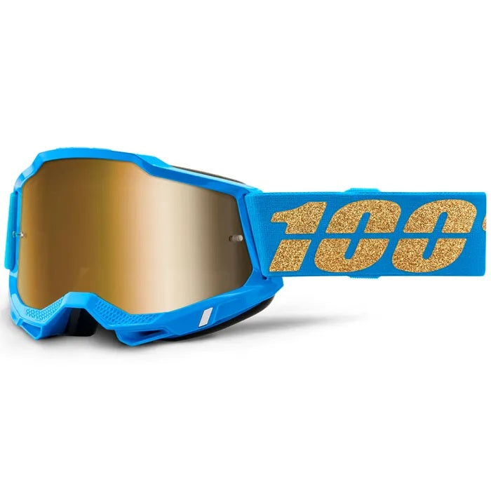 100% Accuri 2 MX Goggle Waterloo_True Gold Mirror Lens