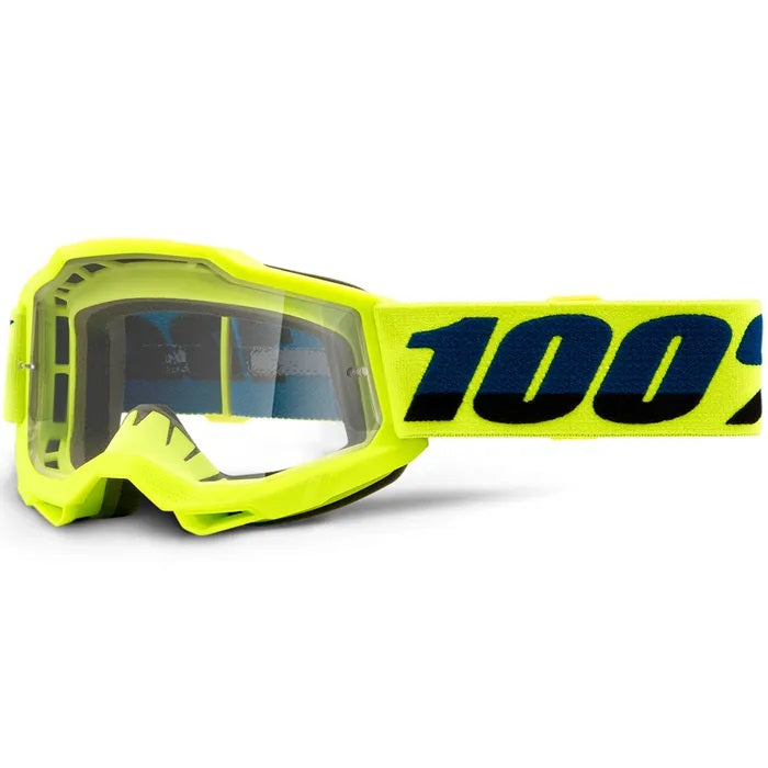 100% Accuri 2 Youth MX Goggle Yellow_Clear Lens