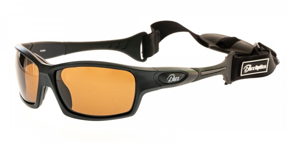 Barz Optics Kiama Matte Black_Amber Lens