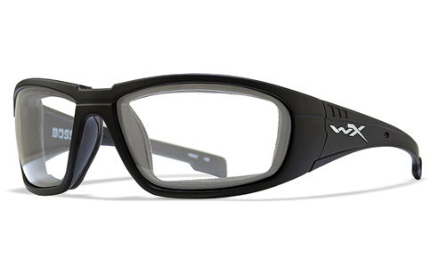 Wiley X Boss_Matte Black_Clear Lens
