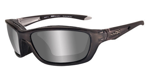 Wiley X Brick Crystal Metallic_Silver Mirror Lens