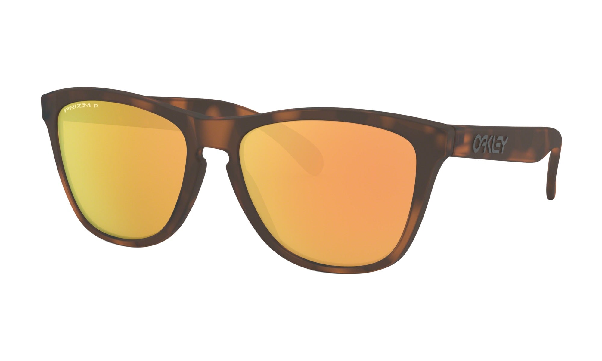 Oakley Frogskins Matte Brown Tortoise_Prizm Rose Gold Polarised