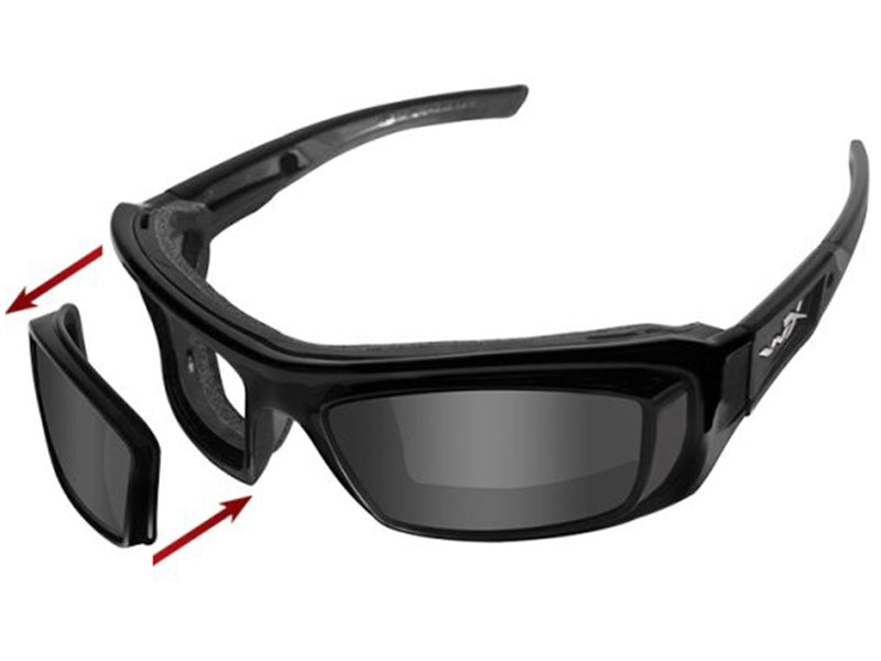 Wiley X Gravity Matte Black_High Rx Rim System