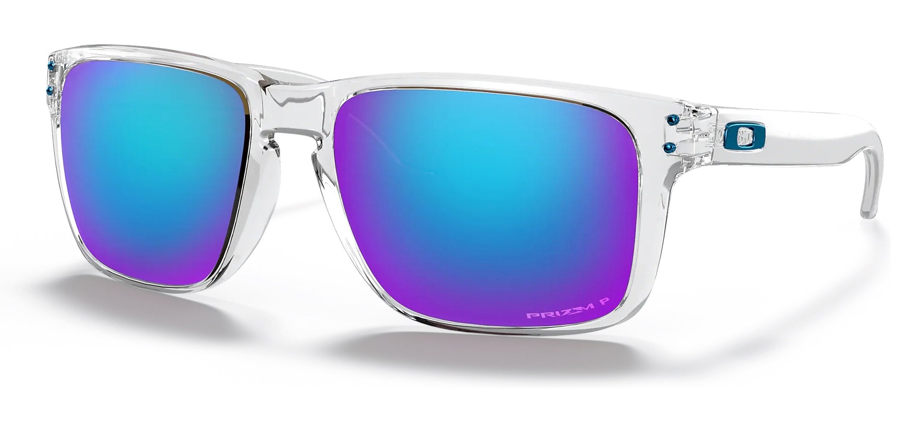 Oakley Holbrook XL_Polished Clear_Prizm Sapphire Polarised