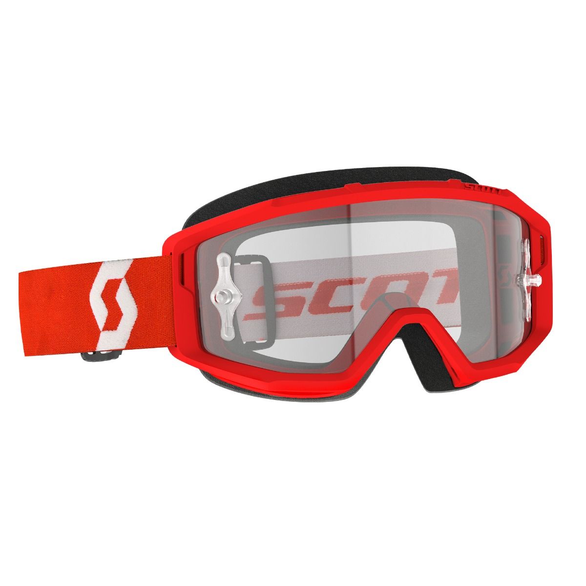 Scott Primal Red White_Clear Works Lens