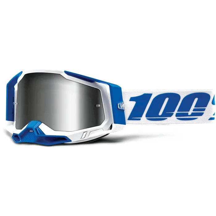 100% Racecraft 2 MX Goggle Isola_Silver Mirror Lens