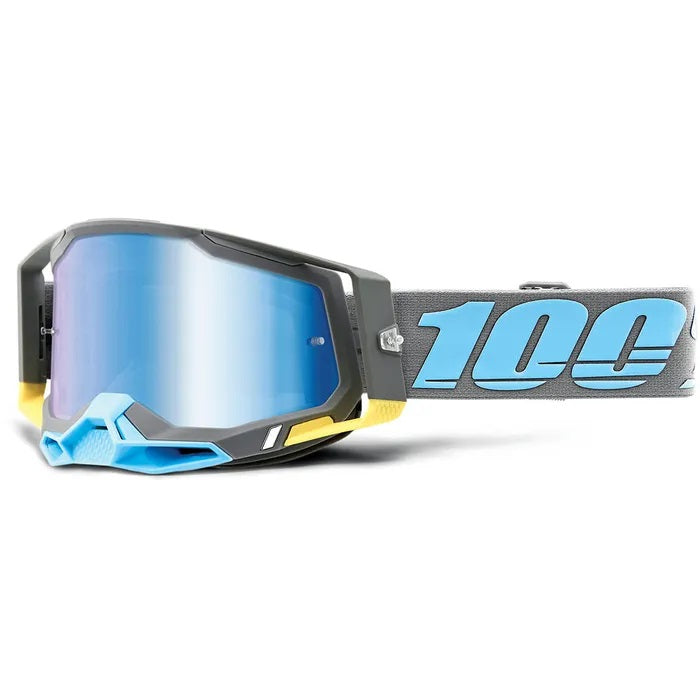 100% Racecraft 2 MX Goggle Trinada_Blue Mirror Lens