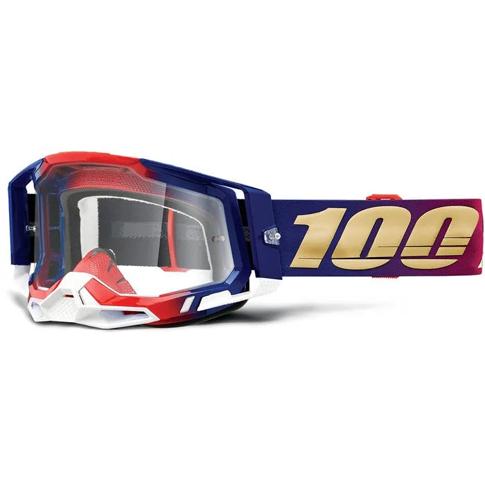 100% Racecraft 2 XM Goggle United_Clear Lens