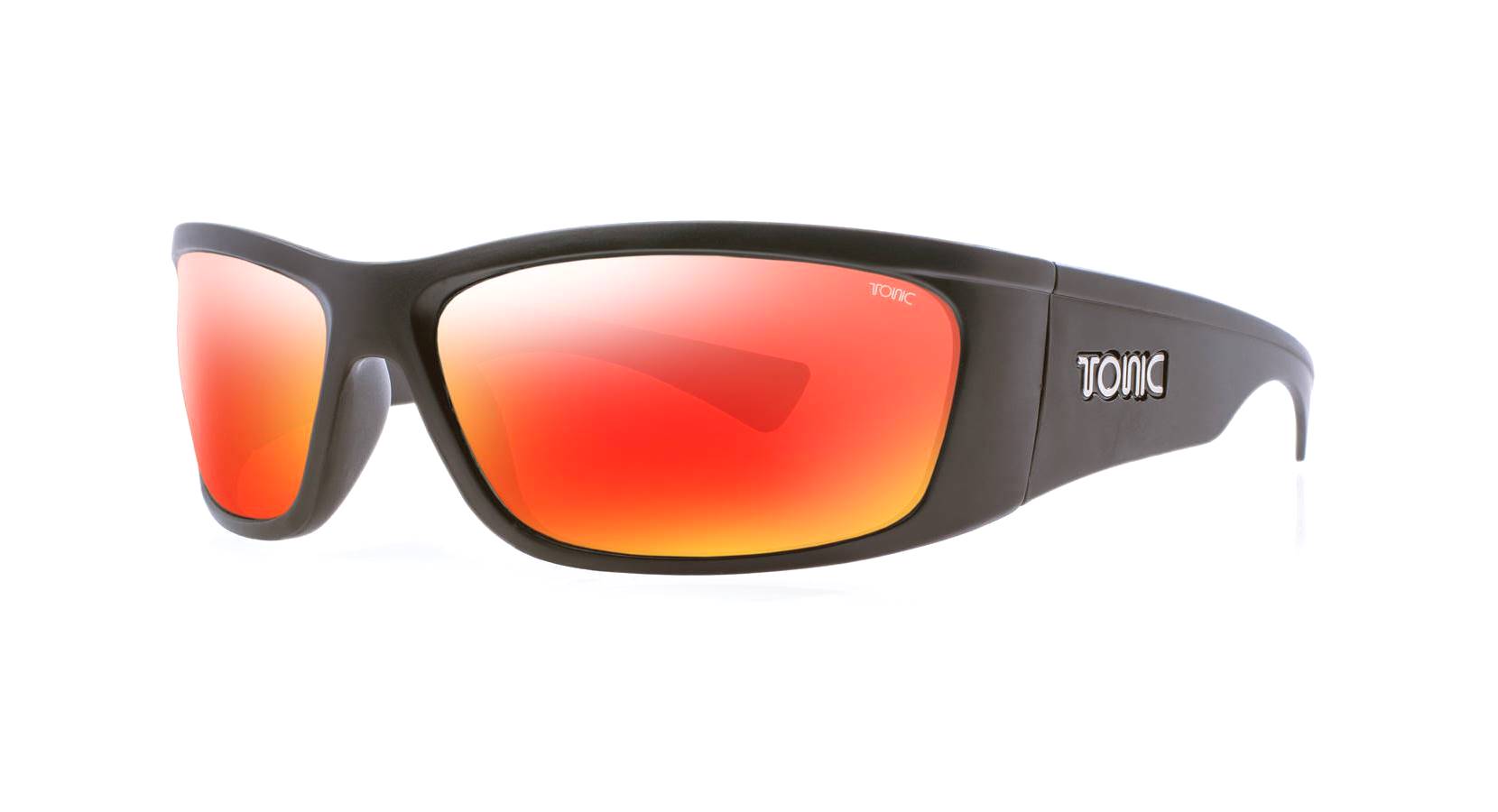 Tonic Shimmer Matte Black_Red Mirror Glass Lens