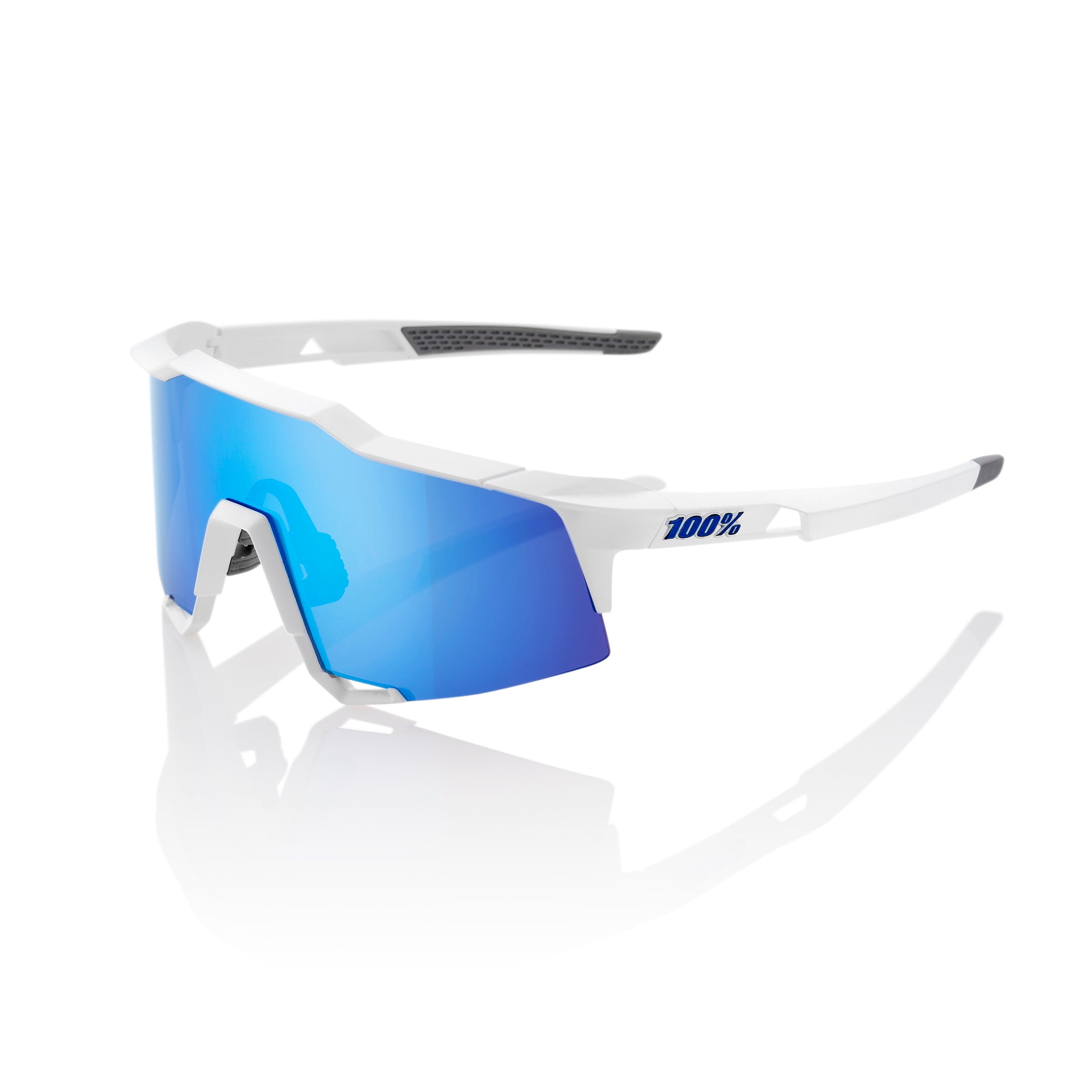 100% Speedcraft Matte White_Hiper Blue