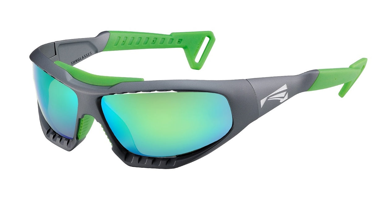 LiP Surge Matte Graphite Green_Polarised Green Mirror Lens