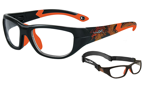 Wiley X Victory_Matte Black Sonic Orange Dragon