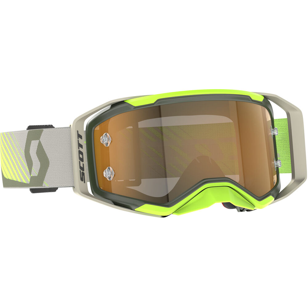 Scott Prospect 2.0 AMP Khaki Green Neon Yellow_Gold Chrome Works Lens