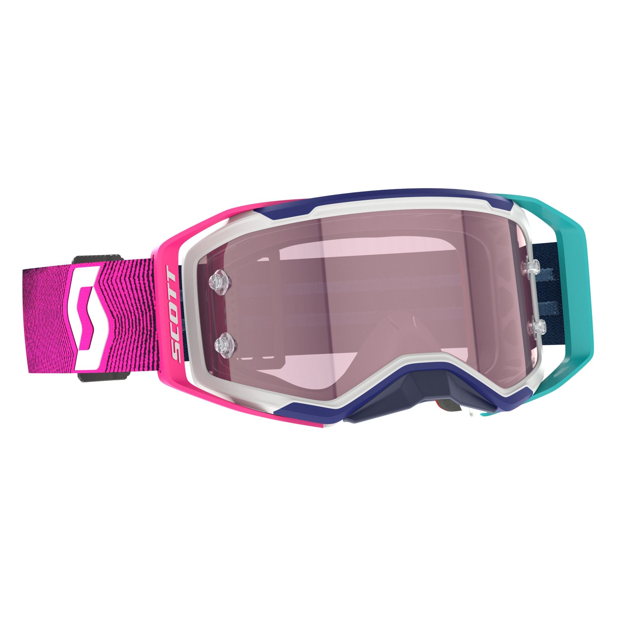 Scott Prospect 2.0 AMP Stealth Blue Radiant Pink_Rose Works Lens