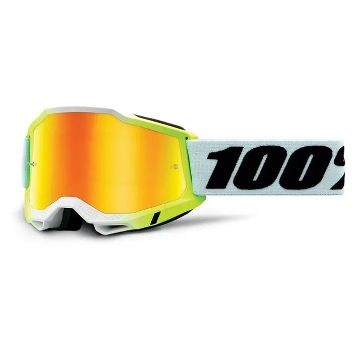 100% Accuri MX Goggle Dunder_Yellow Mirror Lens