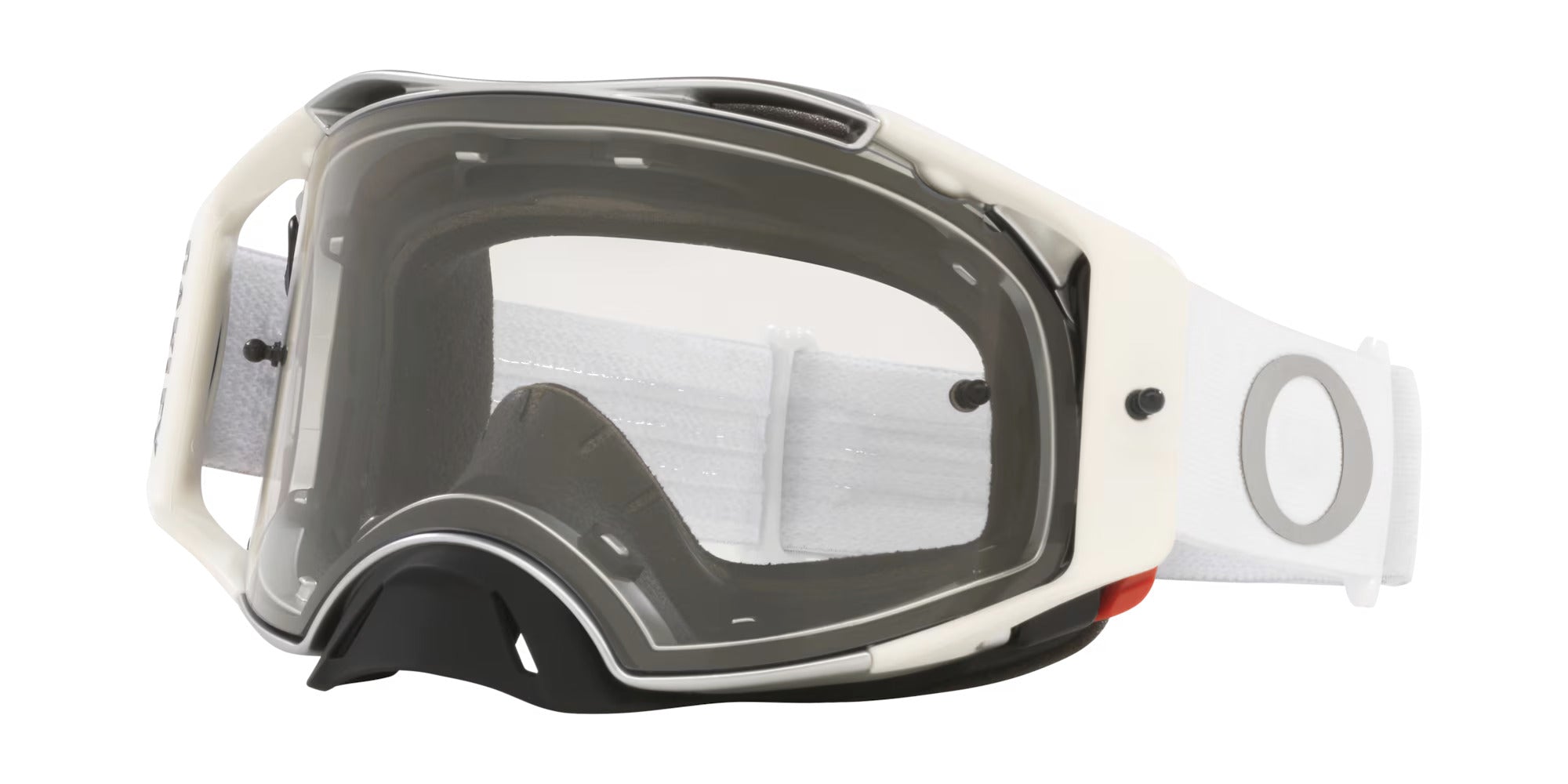 Oakley Airbrake MX Tuff Blocks White_Clear Lens