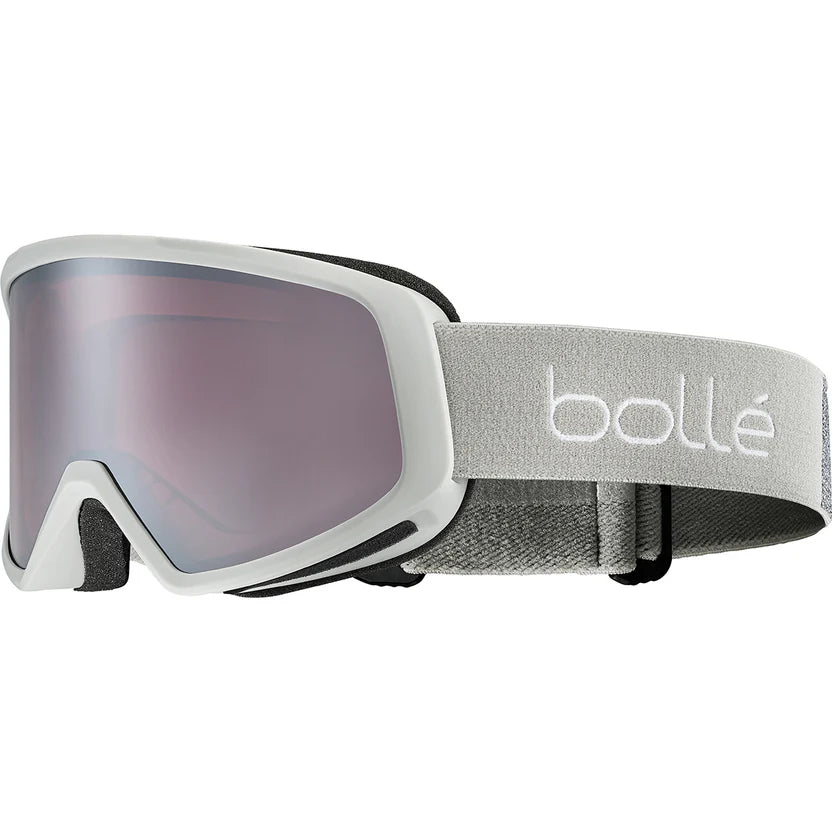 Bolle Bedrock Plus Snow Goggle_Matte Grey_Vermillon Lens