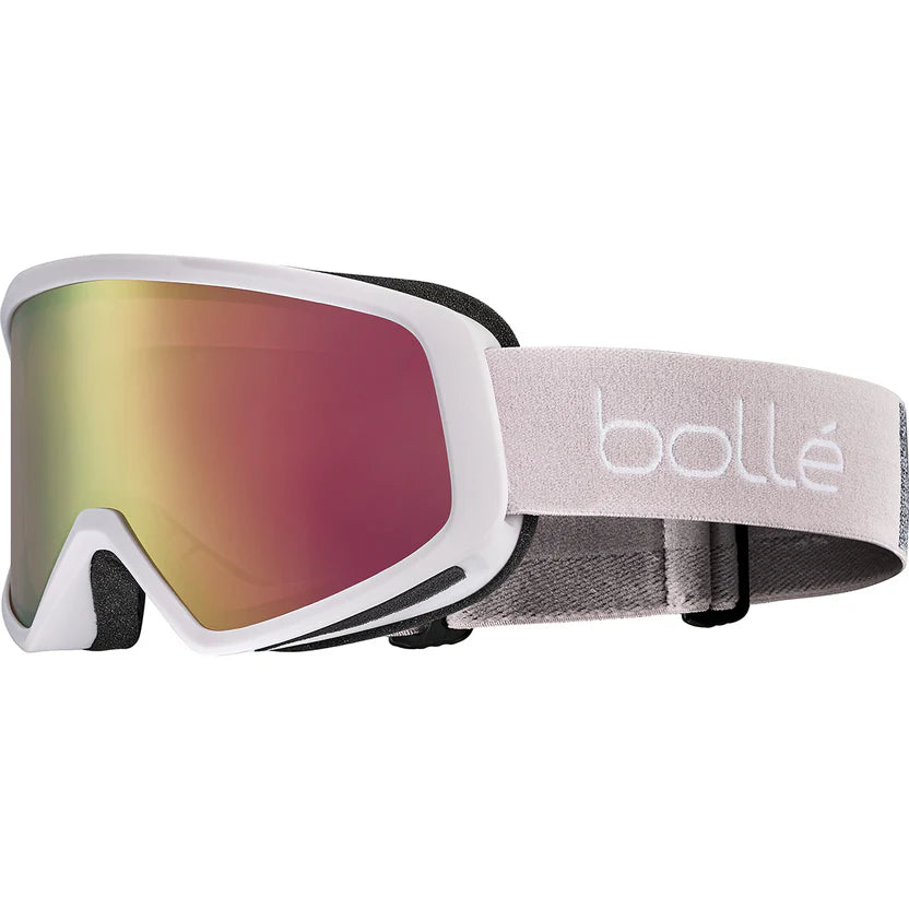 Bolle Bedrock Plus S/now Goggle_Powder Matte Pink_Rose Gold Lens