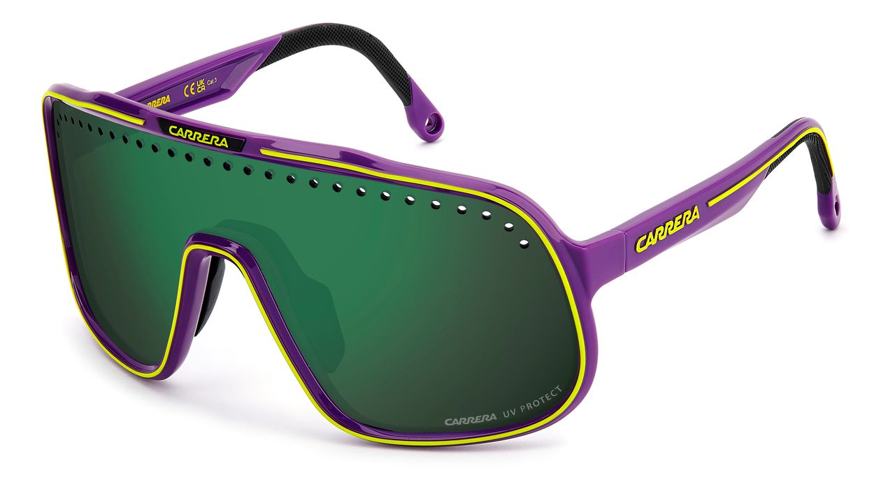Carrera Sport Violet Yellow-Green Mirror