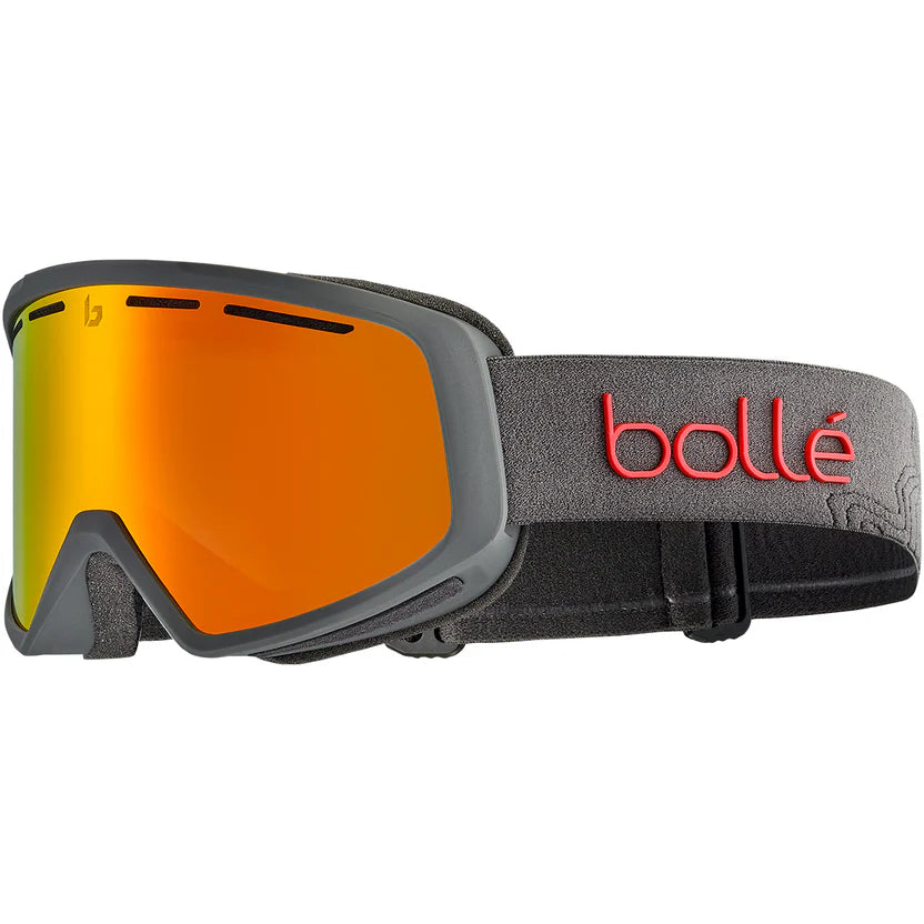 Bolle Cascade Snow Goggle_Matte Titanium Grey_Sunrise Lens