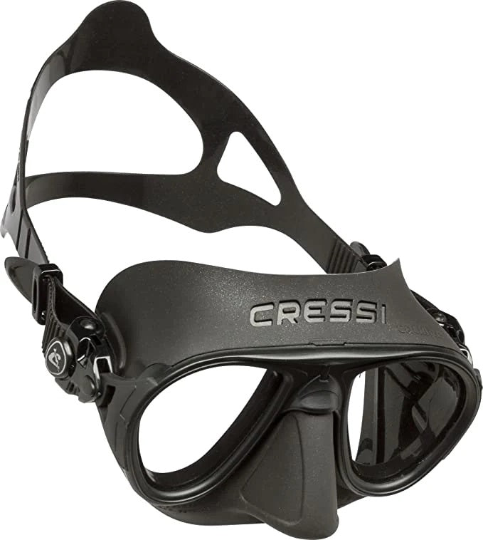 Cressi Calibro Dive Mask Black Frame_Black Skirt
