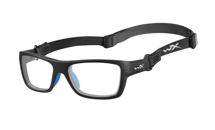 Wiley X Crush Matt Grey Blue with Goggle Head Strap
