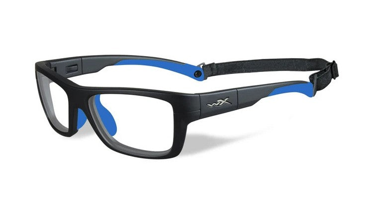 Wiley x Crush Matte Grey Blue Temples and Strap