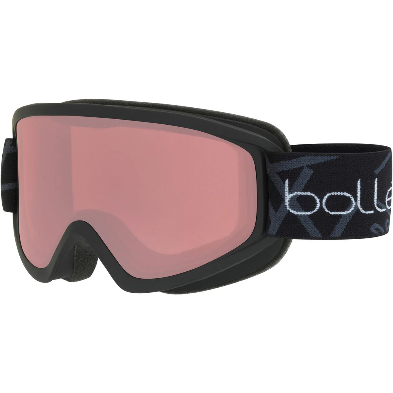 Bolle Freeze Snow Goggle Mattte Black_Vermillon Lens