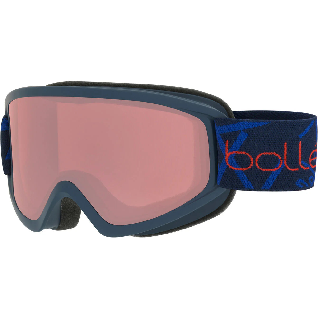 Bolle Freeze Snow Goggle Matte Navy_Vermillon Lens