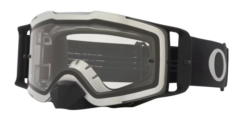 Oakley Front Line MX Goggle_Tuff Blocks Black Gunmetal_Clear Lens