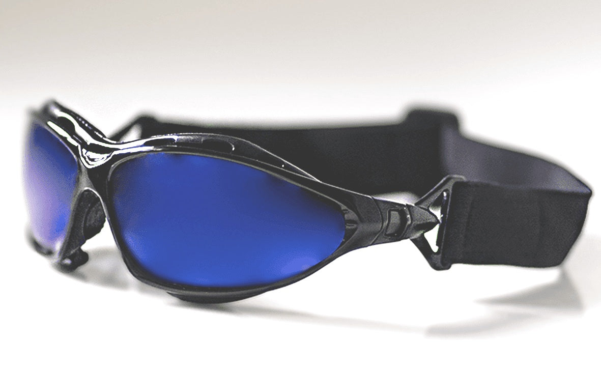 Headcase Gonzalez Polarised Grey Lens with Blue Mirror
