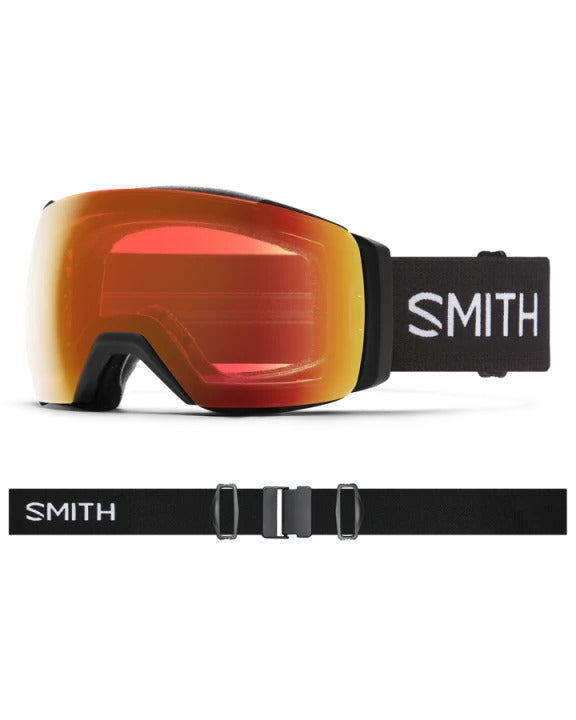 Smith IO Mag XL Black_Chromapop Everyday Red Mirror
