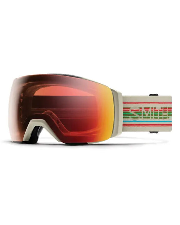 Smith IO Mag XL Chalk Straightline_ChromaPop  Pro Photochromic Red Mirror