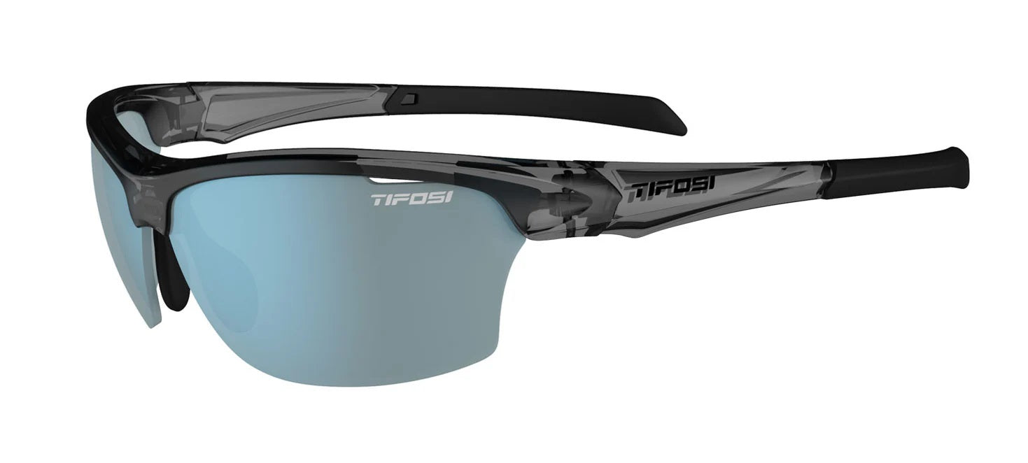 Tifosi Intense Crystal Smoke_ Smoke Bright Blue Lens