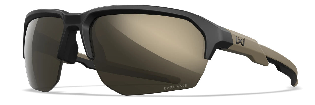 Wiley X Jakl Matte Black Tan_Non-Polarised Tungsten Mirror