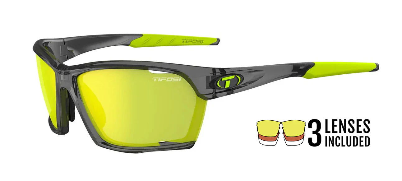 Tifosi Kilo Crystal Smoke_Clarion Yellow Lens