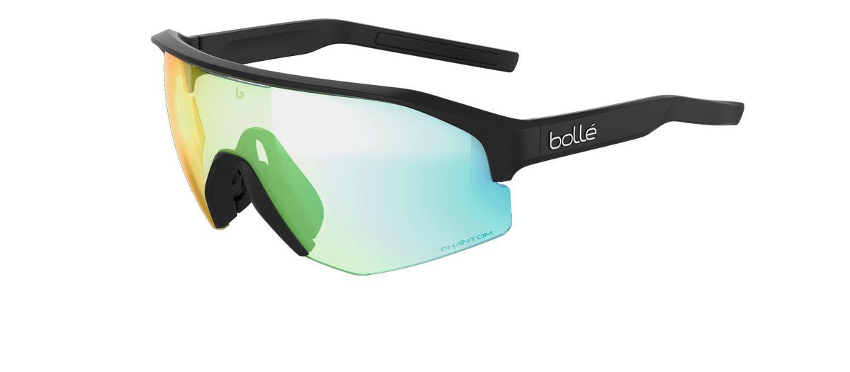 Bolle Lightshifter Matte Black_Phantom Clear to Green Photochromic