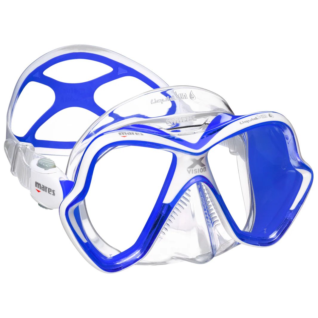 Mares X Vision Ultra Liquid Skin-Blue Clear