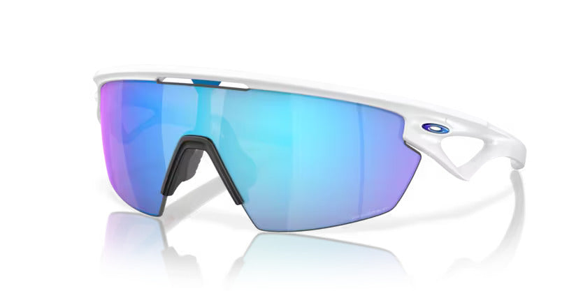 Oakley Sphaera Matte White_Prizm Sapphire Polarised