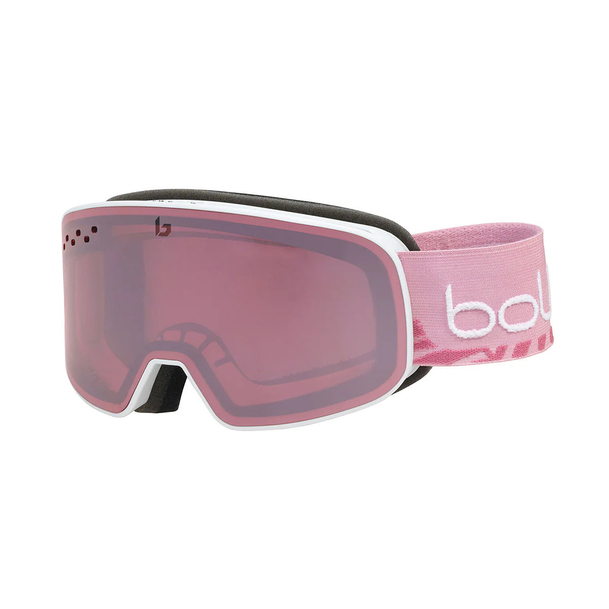 Bolle Nevada Small White Pink Matte_Vermillon Gun Lens