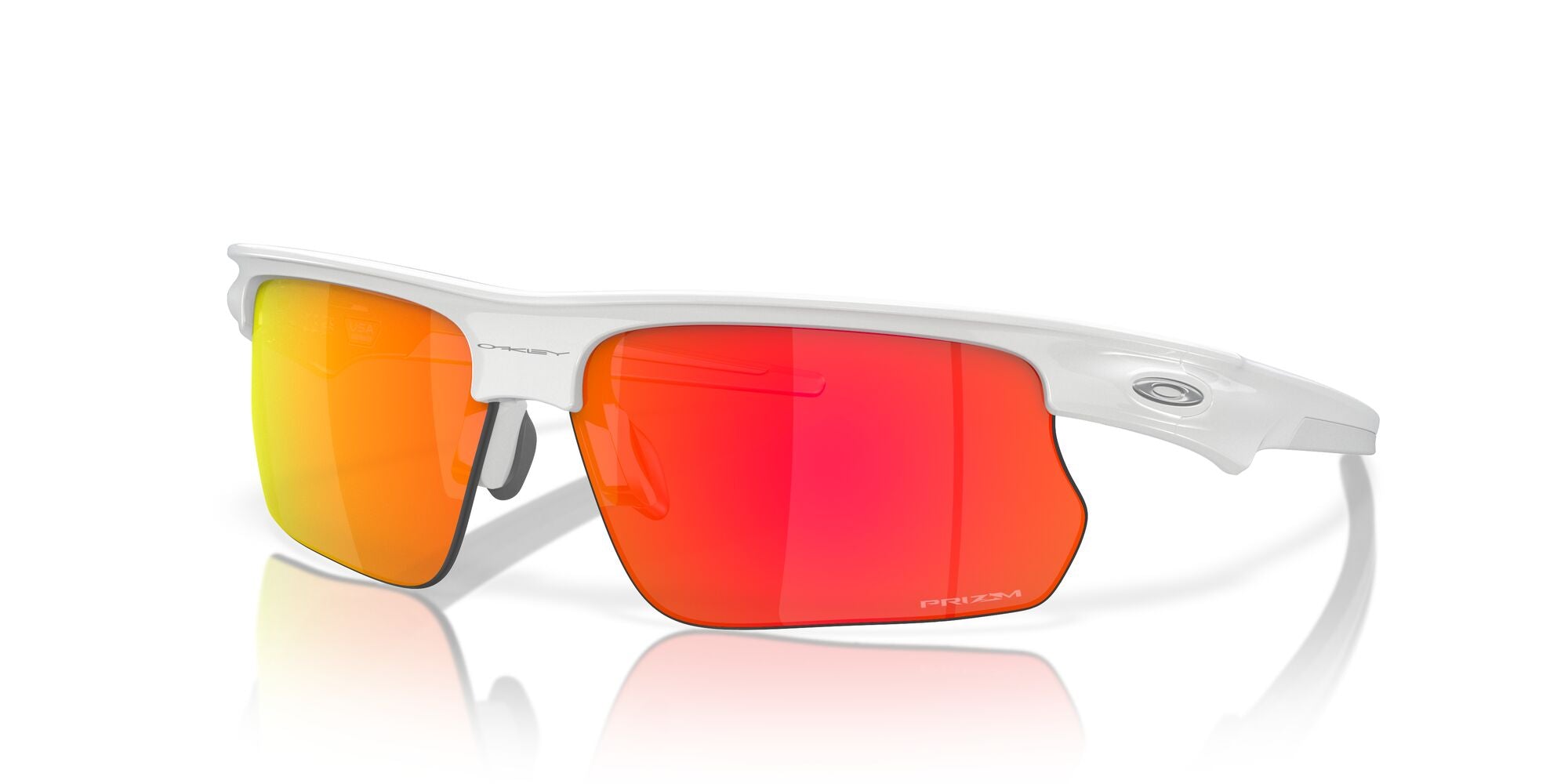 Oakley BiSphaera Polished White_Prizm Ruby