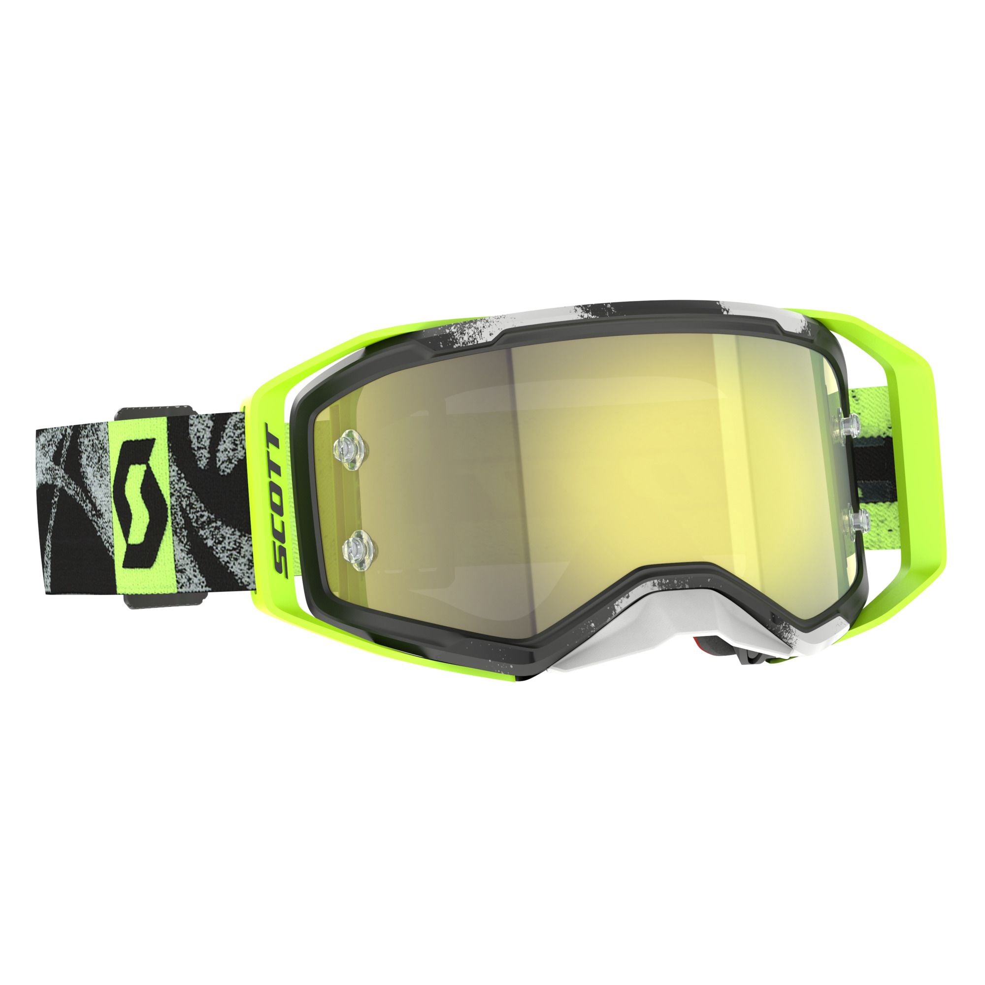 Scott Prospect 2.0 Black Yellow_Yellow Chrome Lens